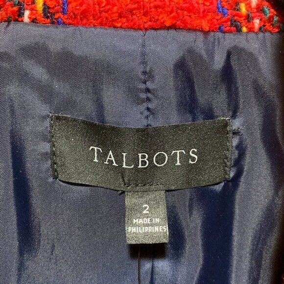 Talbots~ NWT!!~ Holiday Plaid Blazer - Picture 2 of 16